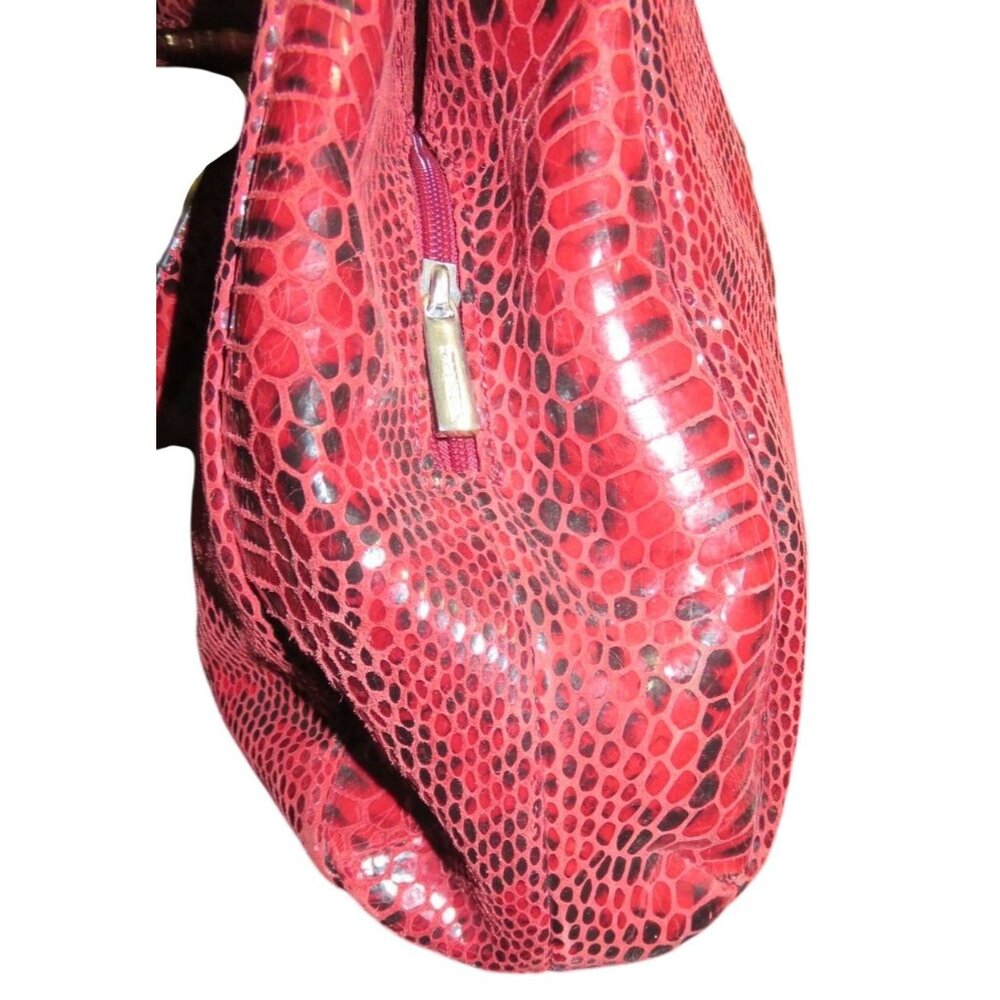 Danier Italian Leather Python Embossed Snakeskin … - image 5